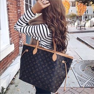 Authentic Louis Vuitton Neverfull MM monogram